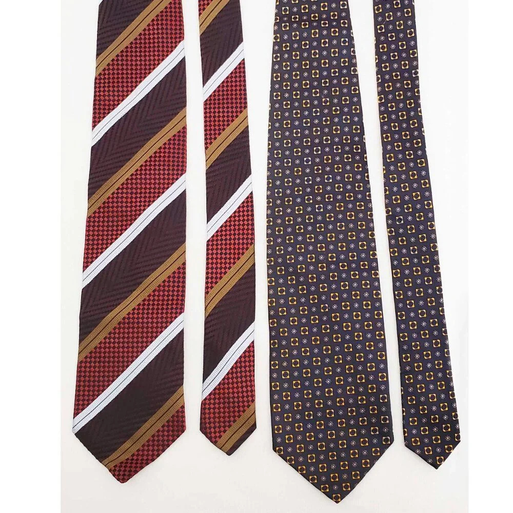 Lot Bundle of 10 Men's Designer Ties Zegna Sulka Isaia Ted Baker Brooks Brothers